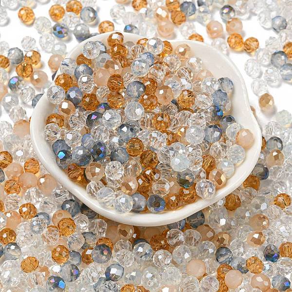 PandaHall Glass Beads, Faceted, Rondelle, PeachPuff, 6x5mm, Hole: 1mm, about 280pcs/60g Glass Rondelle Brown
PandaHall Glass Beads, Faceted, Rondelle, PeachPuff, 6x5mm, Hole: 1mm, about 280pcs/60g Glass Rondelle Brown