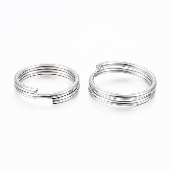 PandaHall 304 Stainless Steel Split Rings, Double Loops Jump Rings, Stainless Steel Color, 7x1mm, about 6mm inner diameter 304 Stainless...
PandaHall 304 Stainless Steel Split Rings, Double Loops Jump Rings, Stainless Steel Color, 7x1mm, about 6mm inner diameter 304 Stainless...