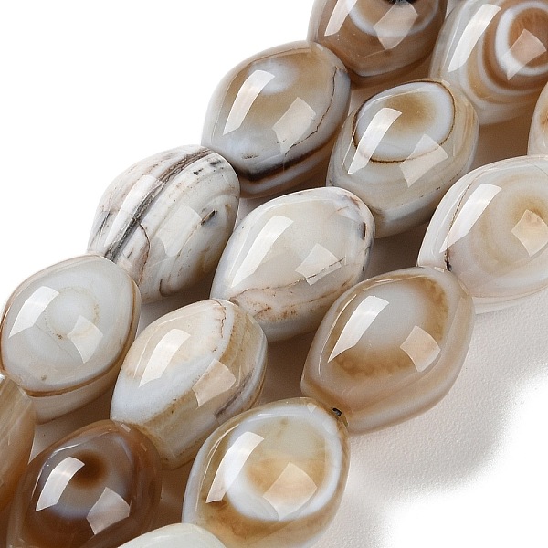 PandaHall Natural Eye Agate Beads Strands, Striped Agate/Banded Agate Beads, Dyed & Heated, Rhombus, 13.5~16x12mm, Hole: 1.5~1.8mm, about...
PandaHall Natural Eye Agate Beads Strands, Striped Agate/Banded Agate Beads, Dyed & Heated, Rhombus, 13.5~16x12mm, Hole: 1.5~1.8mm, about...