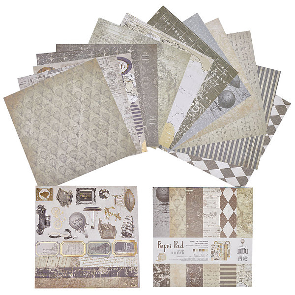 PandaHall GORGECRAFT 24 Sheets 12 Styles 10x10 Inch Vintage Scrapbook Paper Pads Classic Patterned Cardstock Journaling Supplies Photo..., Gray
PandaHall GORGECRAFT 24 Sheets 12 Styles 10x10 Inch Vintage Scrapbook Paper Pads Classic Patterned Cardstock Journaling Supplies Photo..., Gray