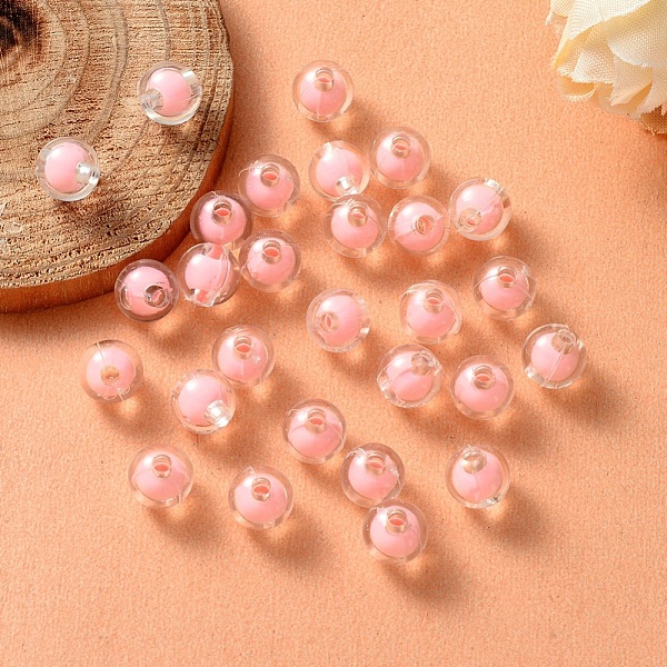 PandaHall Transparent Acrylic Beads, Bead in Bead, Round, Pink, 8x7.5mm, Hole: 2mm, about 1700pcs/500g Acrylic Round Pink
PandaHall Transparent Acrylic Beads, Bead in Bead, Round, Pink, 8x7.5mm, Hole: 2mm, about 1700pcs/500g Acrylic Round Pink
