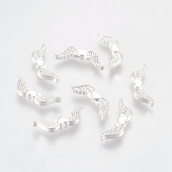 PandaHall Tibetan Style Alloy Beads, Cadmium Free & Nickel Free & Lead Free, Wing, Silver Color Plated, 20x7x3mm Alloy Wing
PandaHall Tibetan Style Alloy Beads, Cadmium Free & Nickel Free & Lead Free, Wing, Silver Color Plated, 20x7x3mm Alloy Wing