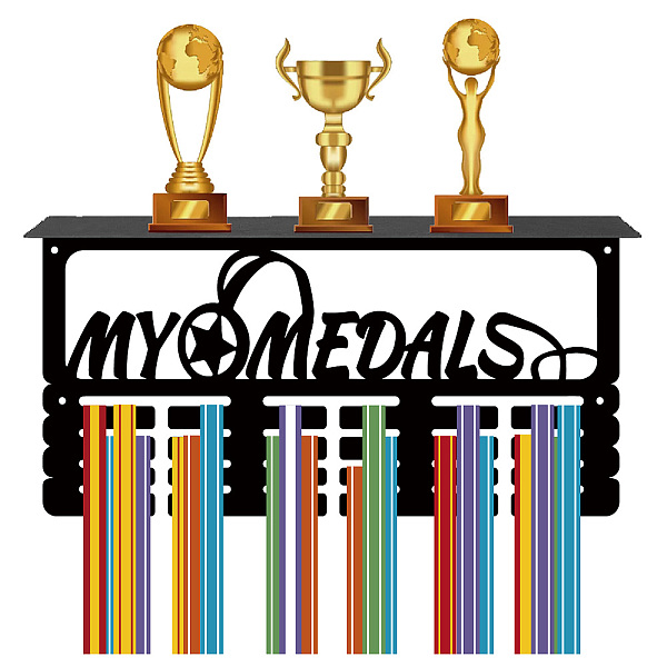 PandaHall Rectangle Iron Medal Hanger Holder, with Screws & Anchor Plug & Nut & Shim Ring, Medal Pattern, Holder: 200x400mm & 100x400mm Iron..., Black
PandaHall Rectangle Iron Medal Hanger Holder, with Screws & Anchor Plug & Nut & Shim Ring, Medal Pattern, Holder: 200x400mm & 100x400mm Iron..., Black