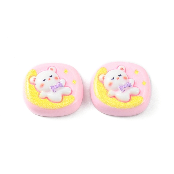 PandaHall Opaque Cute Cartoon Resin Cabochons, Rectangle, Pearl Pink, 15.5~17x16~17.5x7.5~8mm Resin Rectangle
PandaHall Opaque Cute Cartoon Resin Cabochons, Rectangle, Pearl Pink, 15.5~17x16~17.5x7.5~8mm Resin Rectangle