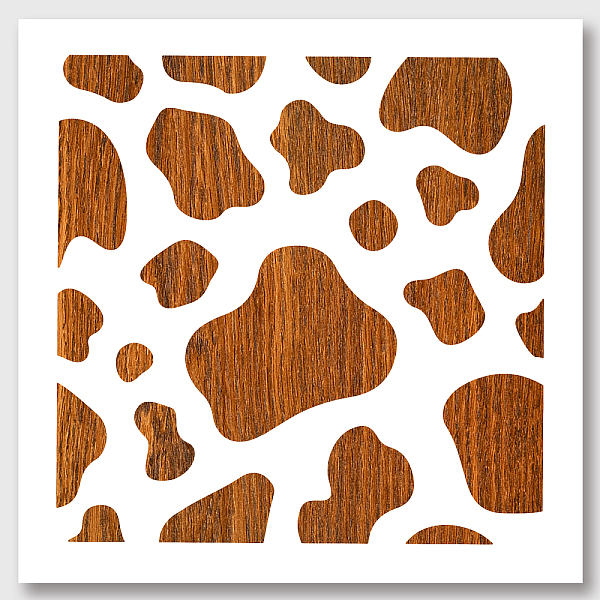 PandaHall Cow Spots Stencil, Reusable Plastic Stencils Square DIY Craft and Painting Wall Stencils 11.8×11.8 Inch for Painting on Wood...
PandaHall Cow Spots Stencil, Reusable Plastic Stencils Square DIY Craft and Painting Wall Stencils 11.8×11.8 Inch for Painting on Wood...