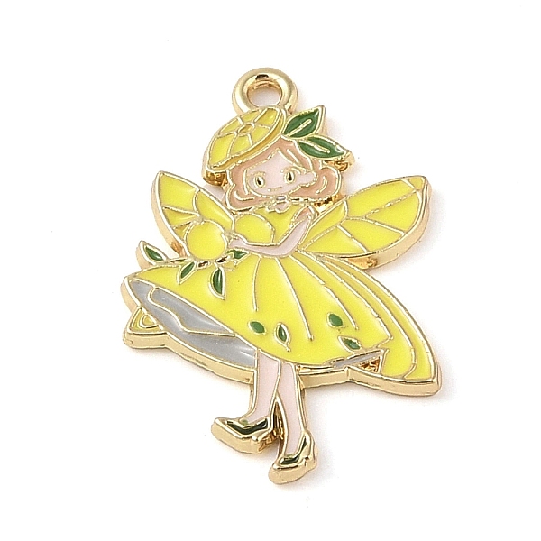 PandaHall Golden Plated Alloy Eanaml Pendants, Fairy Charm, Yellow, 30.5x20x1.5mm, Hole: 2mm Alloy+Enamel Angel & Fairy Yellow
PandaHall Golden Plated Alloy Eanaml Pendants, Fairy Charm, Yellow, 30.5x20x1.5mm, Hole: 2mm Alloy+Enamel Angel & Fairy Yellow