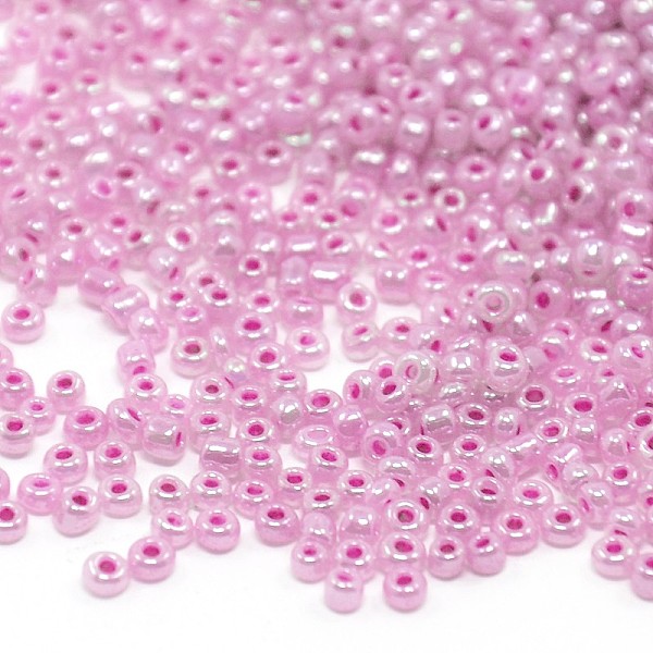 PandaHall Glass Seed Beads, Ceylon, Round, Medium Orchid, 2mm, Hole: 1mm, about 30000pcs/pound Glass Purple
PandaHall Glass Seed Beads, Ceylon, Round, Medium Orchid, 2mm, Hole: 1mm, about 30000pcs/pound Glass Purple