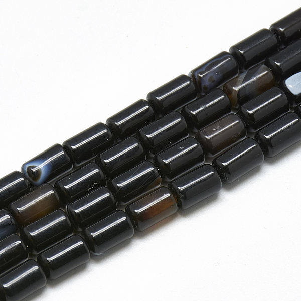 PandaHall Dyed Natural Black Agate Bead Strands, Column, 10~11x6mm, Hole: 1mm, about 40pcs/strand, 15.7 inch Black Agate Column
PandaHall Dyed Natural Black Agate Bead Strands, Column, 10~11x6mm, Hole: 1mm, about 40pcs/strand, 15.7 inch Black Agate Column