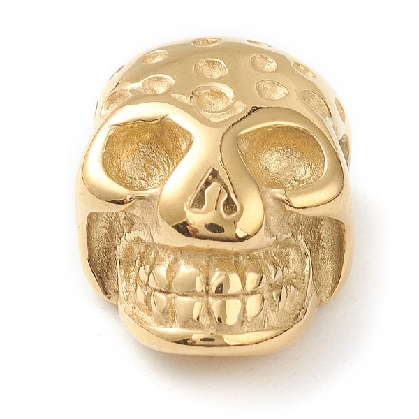 PandaHall 304 Stainless Steel Beads, Skull, for Halloween, Golden, 13.5x9.5x7mm, Hole: 1.8mm 304 Stainless Steel Skull
PandaHall 304 Stainless Steel Beads, Skull, for Halloween, Golden, 13.5x9.5x7mm, Hole: 1.8mm 304 Stainless Steel Skull