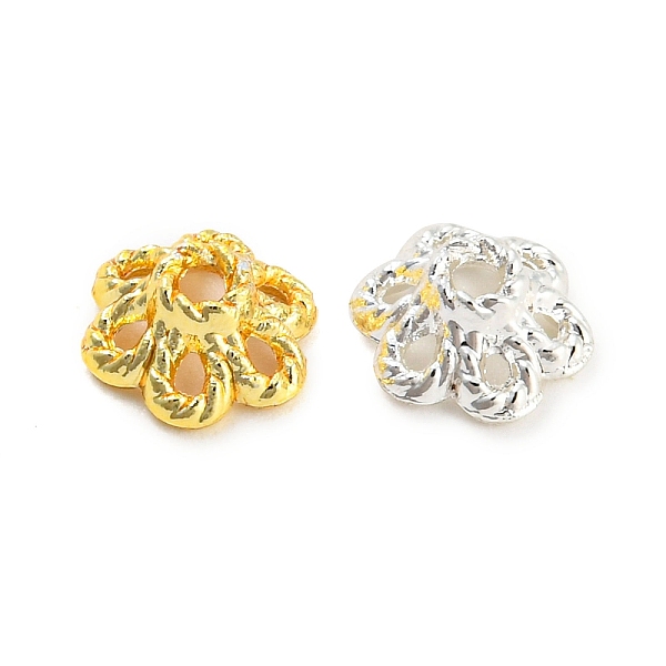 PandaHall Rack Plating Alloy Bead Cap, Flower, Mixed Color, 6.5x6x3mm, Hole: 1.2mm Alloy
PandaHall Rack Plating Alloy Bead Cap, Flower, Mixed Color, 6.5x6x3mm, Hole: 1.2mm Alloy