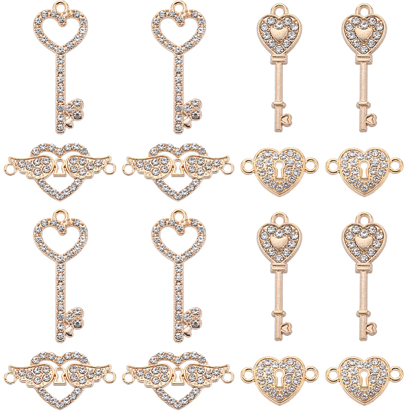 PandaHall SUNNYCLUE DIY Jewelry Making Finding Kit, Including Alloy Crystal Rhinestone Connector Charms & Pendants, Heart Padlock & Skeleton..., Clear
PandaHall SUNNYCLUE DIY Jewelry Making Finding Kit, Including Alloy Crystal Rhinestone Connector Charms & Pendants, Heart Padlock & Skeleton..., Clear