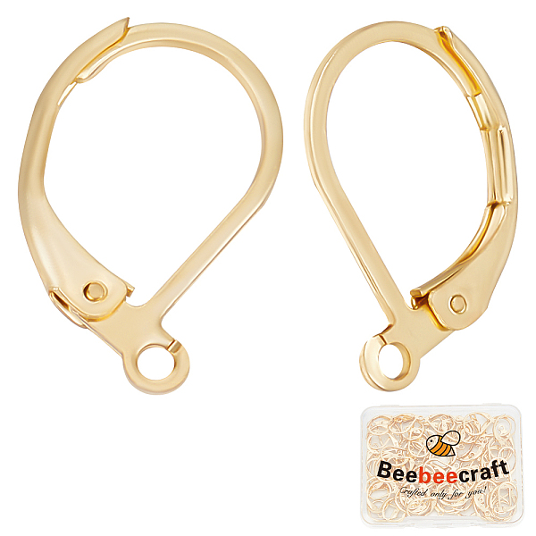 PandaHall Beebeecraft 1 Box 80Pcs Leverback Earring Hooks 24K Gold Plated Stainless Steel Lever Back Huggie Hoop French Ear Wire with Loop...
PandaHall Beebeecraft 1 Box 80Pcs Leverback Earring Hooks 24K Gold Plated Stainless Steel Lever Back Huggie Hoop French Ear Wire with Loop...