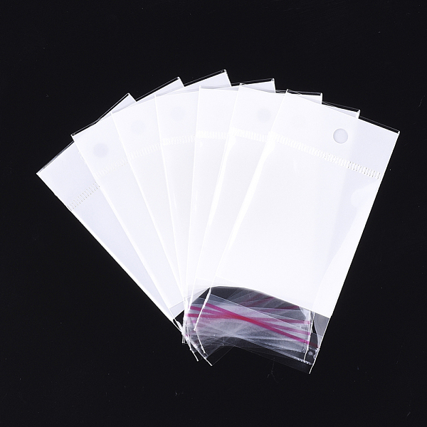 PandaHall Pearl Film Cellophane Bags, OPP Material, Self-Adhesive Sealing, with Hang Hole, Rectangle, White, 10~10.2x5cm, Unilateral...
PandaHall Pearl Film Cellophane Bags, OPP Material, Self-Adhesive Sealing, with Hang Hole, Rectangle, White, 10~10.2x5cm, Unilateral...