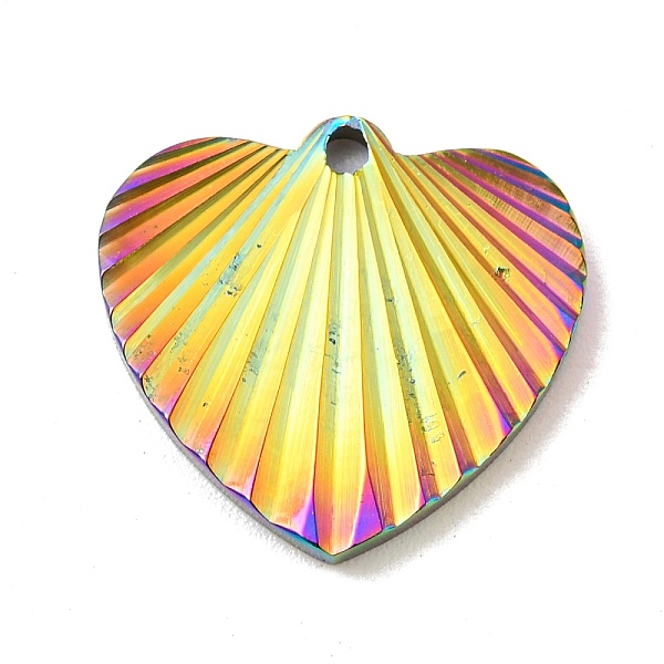 PandaHall Ion Plating(IP) 304 Stainless Steel Pendants, Heart Charm, Rainbow Color, 17x18x2mm, Hole: 1.6mm 304 Stainless Steel Heart
PandaHall Ion Plating(IP) 304 Stainless Steel Pendants, Heart Charm, Rainbow Color, 17x18x2mm, Hole: 1.6mm 304 Stainless Steel Heart