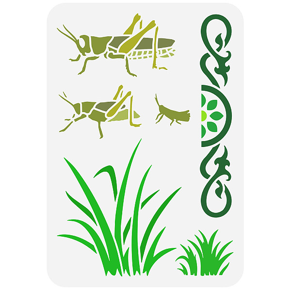 PandaHall Plastic Drawing Painting Stencils Templates, for Painting on Scrapbook Fabric Tiles Floor Furniture Wood, Rectangle, Insect...
PandaHall Plastic Drawing Painting Stencils Templates, for Painting on Scrapbook Fabric Tiles Floor Furniture Wood, Rectangle, Insect...