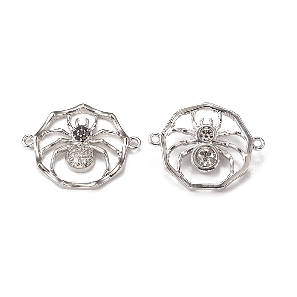 PandaHall Halloween Brass Pave Clear & Black Cubic Zirconia Connector Charms, Ring with Spider Links, Platinum, 17.5x23.5x3mm, Hole: 1.2mm...
PandaHall Halloween Brass Pave Clear & Black Cubic Zirconia Connector Charms, Ring with Spider Links, Platinum, 17.5x23.5x3mm, Hole: 1.2mm...