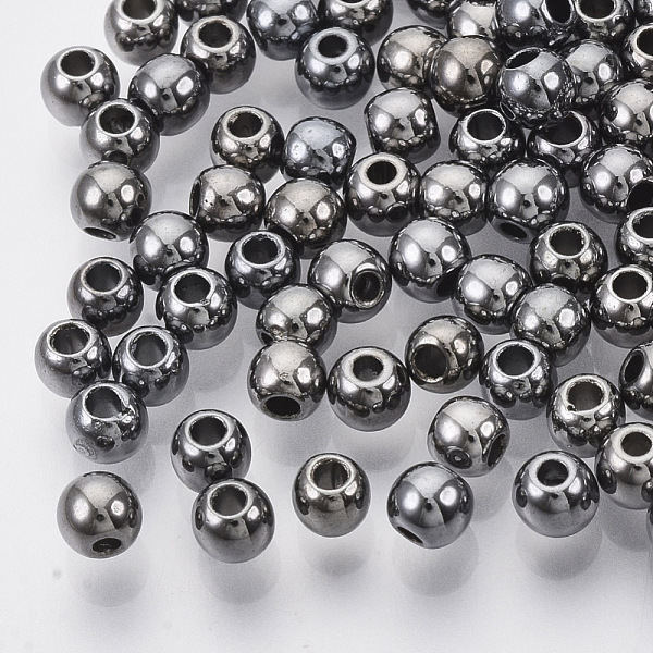 PandaHall CCB Plastic Beads, Round, Gunmetal, 3.5~4x3.5mm, Hole: 1mm, about 16000pcs/500g Plastic Round
PandaHall CCB Plastic Beads, Round, Gunmetal, 3.5~4x3.5mm, Hole: 1mm, about 16000pcs/500g Plastic Round