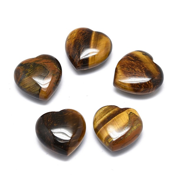 PandaHall Natural Tiger Eye Heart Love Stone, Pocket Palm Stone for Reiki Balancing, 24.5~25x25x11~12mm Tiger Eye Heart
PandaHall Natural Tiger Eye Heart Love Stone, Pocket Palm Stone for Reiki Balancing, 24.5~25x25x11~12mm Tiger Eye Heart