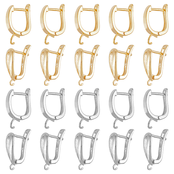 PandaHall DICOSMETIC 24Pcs 4 Styles Brass Hoop Earring Findings, with Latch Back Closure and Horizontal Loops, Long-Lasting Plated, Golden &...
PandaHall DICOSMETIC 24Pcs 4 Styles Brass Hoop Earring Findings, with Latch Back Closure and Horizontal Loops, Long-Lasting Plated, Golden &...
