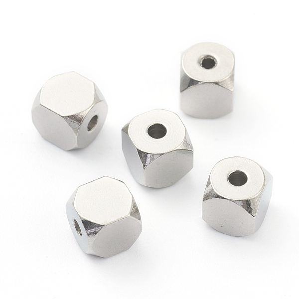 PandaHall 304 Stainless Steel Beads, Cube, Faceted, Stainless Steel Color, 6x6x6mm, Hole: 1.8mm 304 Stainless Steel Cube
PandaHall 304 Stainless Steel Beads, Cube, Faceted, Stainless Steel Color, 6x6x6mm, Hole: 1.8mm 304 Stainless Steel Cube