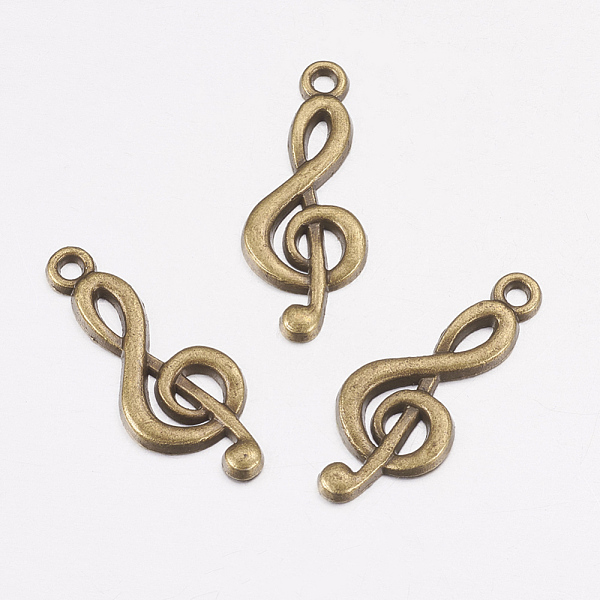 PandaHall Tibetan Style Alloy Treble Clef Pendants, Cadmium Free & Nickel Free & Lead Free, Musical Note, Antique Bronze, 26x10x2mm, Hole...
PandaHall Tibetan Style Alloy Treble Clef Pendants, Cadmium Free & Nickel Free & Lead Free, Musical Note, Antique Bronze, 26x10x2mm, Hole...