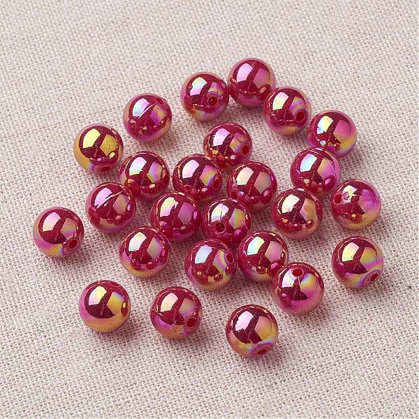 PandaHall Eco-Friendly Poly Styrene Acrylic Beads, AB Color Plated, Round, Indian Red, 10mm, Hole: 2mm, about 980pcs/500g Acrylic Round Red
PandaHall Eco-Friendly Poly Styrene Acrylic Beads, AB Color Plated, Round, Indian Red, 10mm, Hole: 2mm, about 980pcs/500g Acrylic Round Red