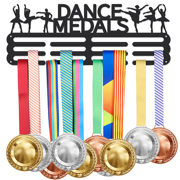 PandaHall Sports Theme Iron Medal Hanger Holder Display Wall Rack, with Screws, Dancer Pattern, 150x400mm Iron Human Black
PandaHall Sports Theme Iron Medal Hanger Holder Display Wall Rack, with Screws, Dancer Pattern, 150x400mm Iron Human Black