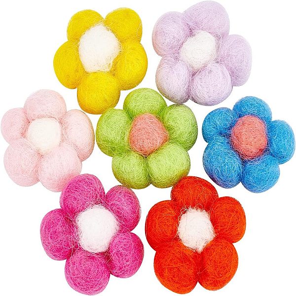 PandaHall FINGERINSPIRE 14 Pcs Wool Felt Flower 7 Colors Wool Needle Felting Flower Crafts 36mm/1.4inchHandmade Felt Flower for Decoration..., Multicolor
PandaHall FINGERINSPIRE 14 Pcs Wool Felt Flower 7 Colors Wool Needle Felting Flower Crafts 36mm/1.4inchHandmade Felt Flower for Decoration..., Multicolor