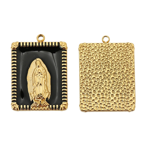 PandaHall Religion Stainless Steel Pendants, with Enamel, Golden, Rectangle with Saint Charm, Black, 20.5x16.5x2.25mm, Hole: 1.5mm Stainless...
PandaHall Religion Stainless Steel Pendants, with Enamel, Golden, Rectangle with Saint Charm, Black, 20.5x16.5x2.25mm, Hole: 1.5mm Stainless...
