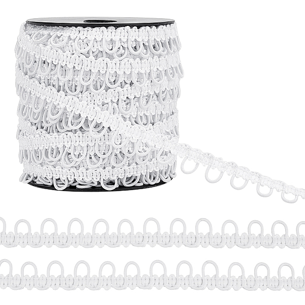 PandaHall Polyester Braid Trims with Elastic Button Loops, Buttonhole Ribbons for Costume Crafts and Sewing, White, 5/8 inch(15mm), about...
PandaHall Polyester Braid Trims with Elastic Button Loops, Buttonhole Ribbons for Costume Crafts and Sewing, White, 5/8 inch(15mm), about...