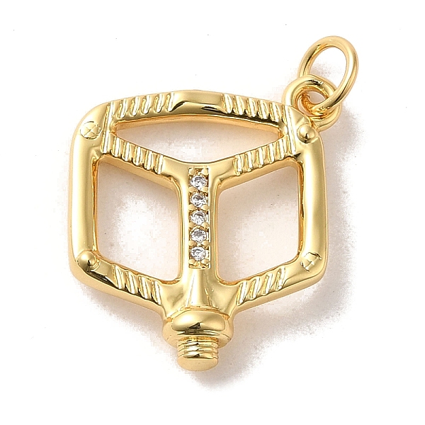 PandaHall Brass Cubic Zirconia Pendants, with Jump Ring, Cube, Real 14K Gold Plated, 18x17x4mm, Hole: 3.5mm Brass+Cubic Zirconia Cube Clear
PandaHall Brass Cubic Zirconia Pendants, with Jump Ring, Cube, Real 14K Gold Plated, 18x17x4mm, Hole: 3.5mm Brass+Cubic Zirconia Cube Clear