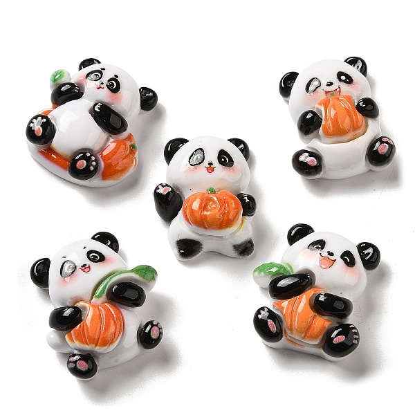 PandaHall Opaque Resin Decoden Cabochons, Panda with Pumpkin, Mixed Shapes, White, 24.5x19~23x9.5~11mm Resin Panda White
PandaHall Opaque Resin Decoden Cabochons, Panda with Pumpkin, Mixed Shapes, White, 24.5x19~23x9.5~11mm Resin Panda White