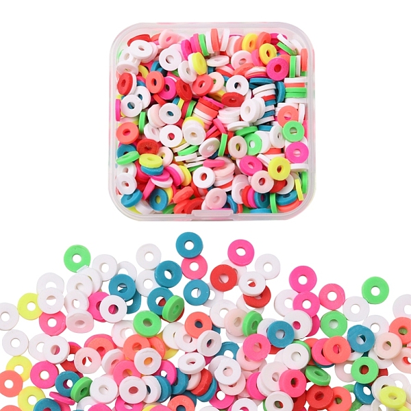 PandaHall Handmade Luminous Polymer Clay Beads, for DIY Jewelry Crafts Supplies, Disc/Flat Round, Mixed Color, 6x0.5~1.5mm, Hole: 2mm, about..., Multicolor
PandaHall Handmade Luminous Polymer Clay Beads, for DIY Jewelry Crafts Supplies, Disc/Flat Round, Mixed Color, 6x0.5~1.5mm, Hole: 2mm, about..., Multicolor