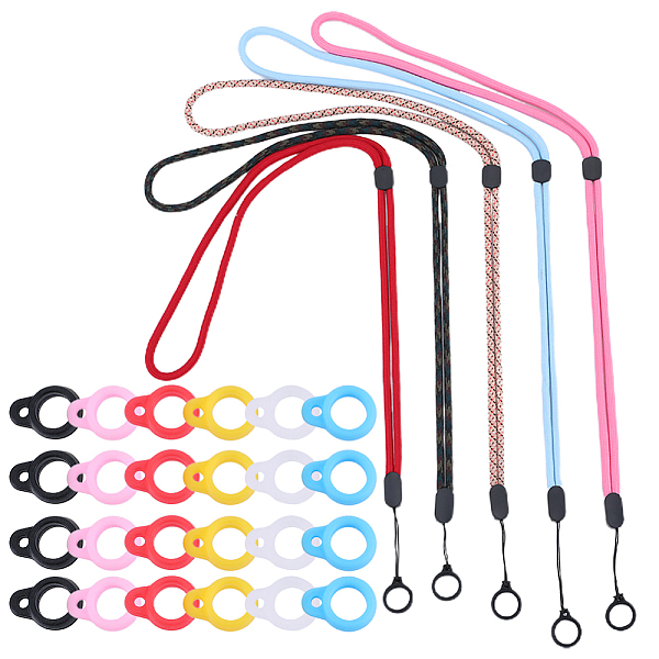 PandaHall Gorgecraft 5Pcs 5 Colors Nylon Cord Neck Straps, Electronic Cigarette Lanyard Strap, with Plastic & Silicone Findings and 36Pcs 6..., Multicolor
PandaHall Gorgecraft 5Pcs 5 Colors Nylon Cord Neck Straps, Electronic Cigarette Lanyard Strap, with Plastic & Silicone Findings and 36Pcs 6..., Multicolor