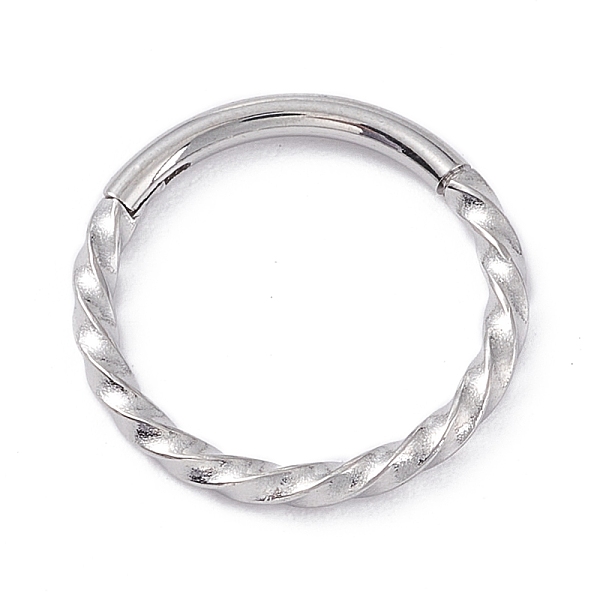 PandaHall Twisted Ring Hoop Earrings for Girl Women, Chunky 304 Stainless Steel Earrings, Stainless Steel Color, 12.7x1.2mm, 16 Gauge(1.3mm)...
PandaHall Twisted Ring Hoop Earrings for Girl Women, Chunky 304 Stainless Steel Earrings, Stainless Steel Color, 12.7x1.2mm, 16 Gauge(1.3mm)...