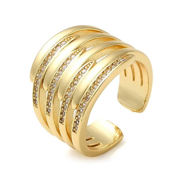 PandaHall Brass Micro Pave Cubic Zirconia Open Cuff Ring, Hollow Wide Finger Ring, Real 16K Gold Plated, Inner Diameter: 18mm Brass+Cubic..., Clear
PandaHall Brass Micro Pave Cubic Zirconia Open Cuff Ring, Hollow Wide Finger Ring, Real 16K Gold Plated, Inner Diameter: 18mm Brass+Cubic..., Clear
