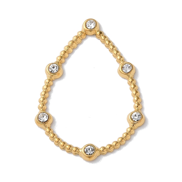 PandaHall Golden 304 Stainless Steel Rhinestonet Pendants, Teardrop, 27.5x19.5x2mm Stainless Steel+Rhinestone Teardrop
PandaHall Golden 304 Stainless Steel Rhinestonet Pendants, Teardrop, 27.5x19.5x2mm Stainless Steel+Rhinestone Teardrop