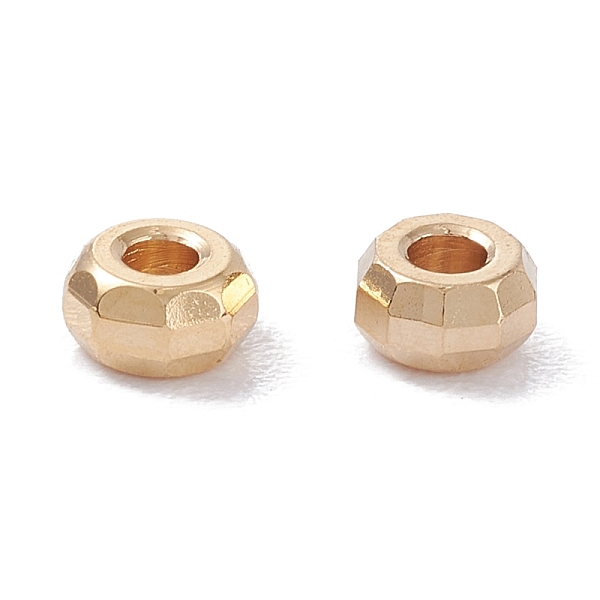 PandaHall Brass Beads, Long-Lasting Plated, Faceted, Flat Round, Real 24K Gold Plated, 4x2mm, Hole: 1.4mm Brass Flat Round
PandaHall Brass Beads, Long-Lasting Plated, Faceted, Flat Round, Real 24K Gold Plated, 4x2mm, Hole: 1.4mm Brass Flat Round