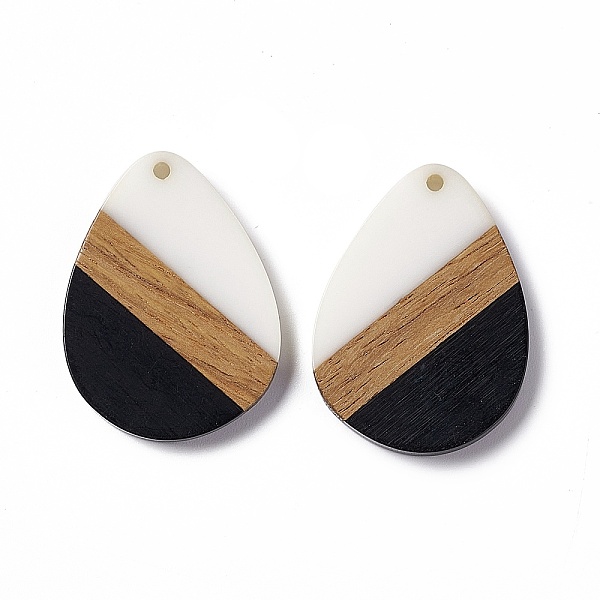 PandaHall Opaque Resin & Walnut Wood Pendants, Water Drop Charms, Black, 35.5x26x3.5mm, Hole: 2mm Resin+Wood Teardrop Black
PandaHall Opaque Resin & Walnut Wood Pendants, Water Drop Charms, Black, 35.5x26x3.5mm, Hole: 2mm Resin+Wood Teardrop Black