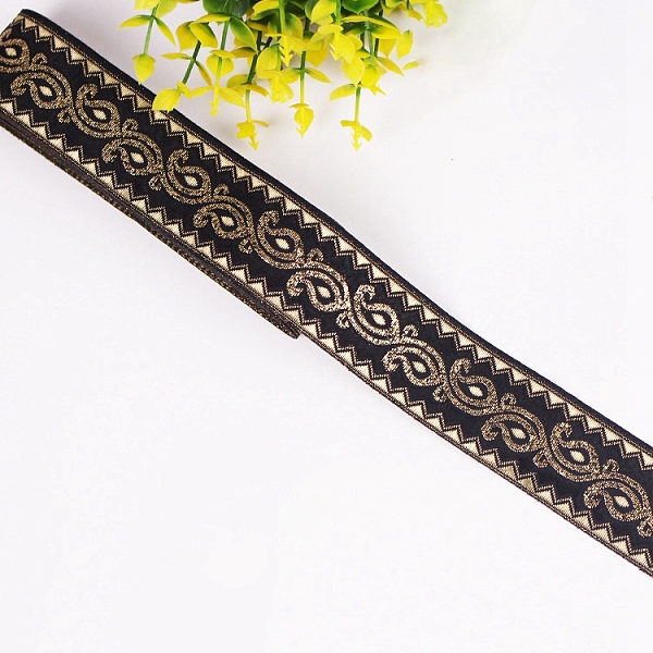 PandaHall Flat Ethnic Style Embroidery Polyester Ribbons, Jacquard Ribbon, Garment Accessories, Black, 1-1/4 inch(33mm), about 7.66 Yards...
PandaHall Flat Ethnic Style Embroidery Polyester Ribbons, Jacquard Ribbon, Garment Accessories, Black, 1-1/4 inch(33mm), about 7.66 Yards...