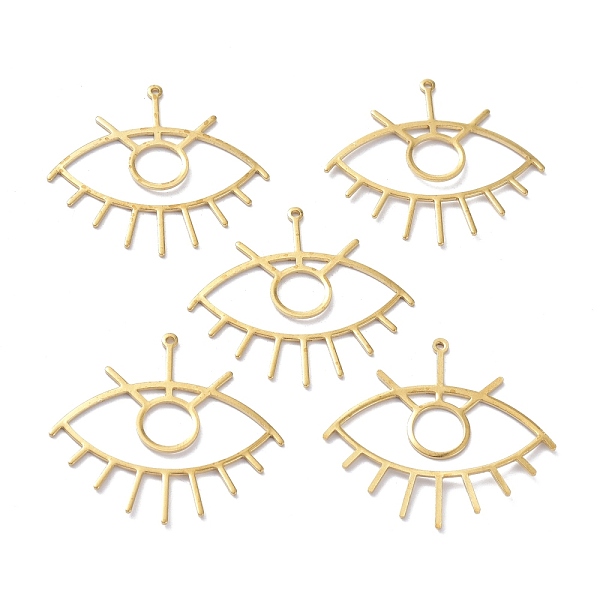 PandaHall Brass Pendants, DIY Accessories, for Bracelets, Earrings, Necklaces Making, Evil Eye, Raw(Unplated), 38.5x41.5x1mm, Hole: 1.2mm...
PandaHall Brass Pendants, DIY Accessories, for Bracelets, Earrings, Necklaces Making, Evil Eye, Raw(Unplated), 38.5x41.5x1mm, Hole: 1.2mm...