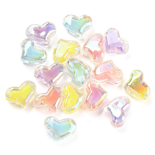 PandaHall Transparent Acrylic Beads, Bead in Bead, Heart, Mixed Color, 15x21x11.5mm, Hole: 3mm Acrylic Heart Multicolor
PandaHall Transparent Acrylic Beads, Bead in Bead, Heart, Mixed Color, 15x21x11.5mm, Hole: 3mm Acrylic Heart Multicolor