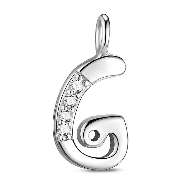 PandaHall SHEGRACE Rhodium Plated 925 Sterling Silver Charms, with Grade AAA Cubic Zirconia, For Bracelet Making, Letter G, Clear, Platinum...
PandaHall SHEGRACE Rhodium Plated 925 Sterling Silver Charms, with Grade AAA Cubic Zirconia, For Bracelet Making, Letter G, Clear, Platinum...