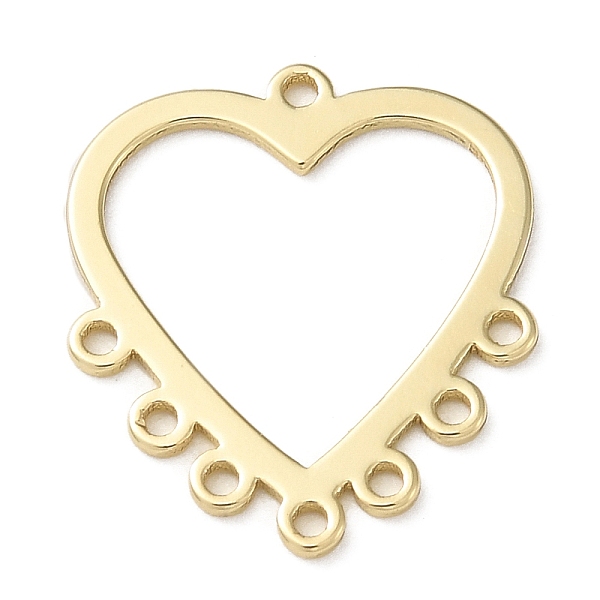 PandaHall Brass Chandelier Component Links, Connector, Golden, Heart, 17x15x1mm, Hole: 1mm Brass Heart
PandaHall Brass Chandelier Component Links, Connector, Golden, Heart, 17x15x1mm, Hole: 1mm Brass Heart