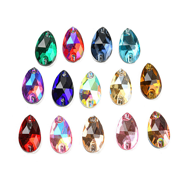 PandaHall Glass Connector Charms, Faceted, Teardrop Links, Mixed Color, 18x10.5x4.5mm, Hole: 1.2mm Glass Teardrop Multicolor
PandaHall Glass Connector Charms, Faceted, Teardrop Links, Mixed Color, 18x10.5x4.5mm, Hole: 1.2mm Glass Teardrop Multicolor