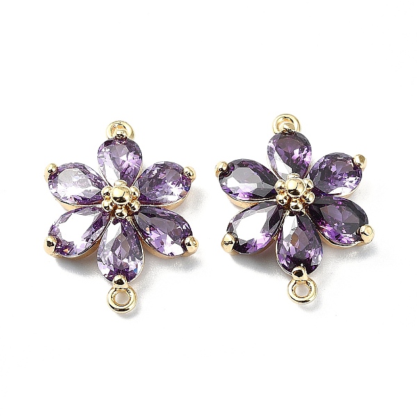 PandaHall Brass Pave Medium Orchid Cubic Zirconia Connector Charms, Flower Links, Real 18K Gold Plated, 18.5x13.5x5.5mm, Hole: 1mm...
PandaHall Brass Pave Medium Orchid Cubic Zirconia Connector Charms, Flower Links, Real 18K Gold Plated, 18.5x13.5x5.5mm, Hole: 1mm...