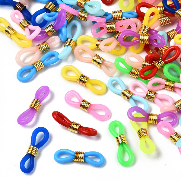 PandaHall Silicone EyeGlass Holders, with Golden Plated Iron Findings, Mixed Color, 22x7.5mm Iron Multicolor
PandaHall Silicone EyeGlass Holders, with Golden Plated Iron Findings, Mixed Color, 22x7.5mm Iron Multicolor