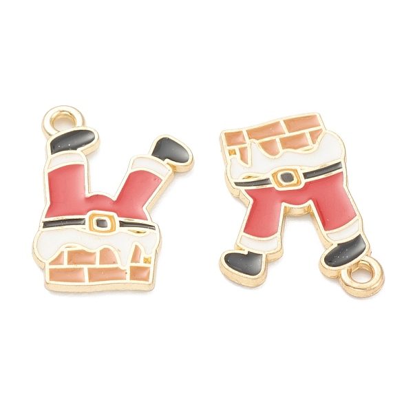 PandaHall Alloy Enamel Pendants, for Christmas, Santa Claus Trousers, Red, Light Gold, 19x13x1mm, Hole: 1mm Alloy+Enamel Red
PandaHall Alloy Enamel Pendants, for Christmas, Santa Claus Trousers, Red, Light Gold, 19x13x1mm, Hole: 1mm Alloy+Enamel Red
