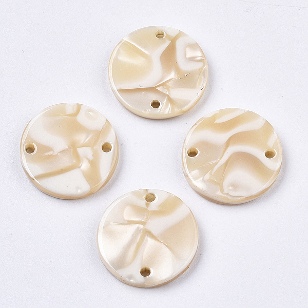 PandaHall Cellulose Acetate(Resin) Links Connectors, Flat Round, Navajo White, 17.5x2.5mm, Hole: 1.5mm Cellulose Acetate Flat Round Orange
PandaHall Cellulose Acetate(Resin) Links Connectors, Flat Round, Navajo White, 17.5x2.5mm, Hole: 1.5mm Cellulose Acetate Flat Round Orange