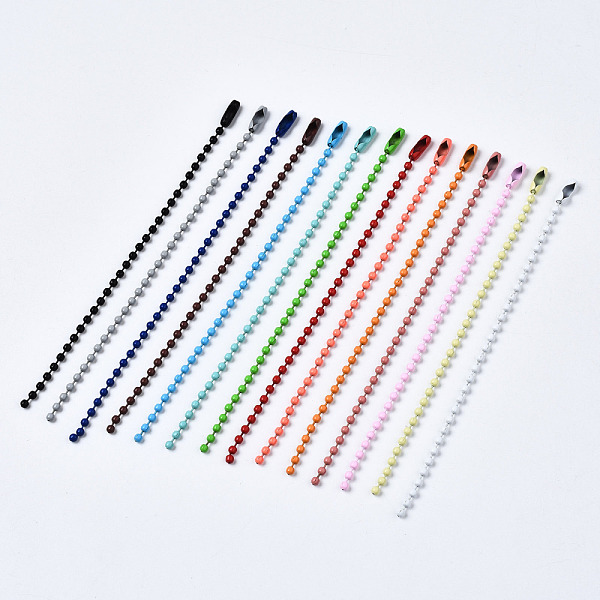 PandaHall Spray Painted Iron Ball Chains, Tag Chains, Mixed Color, 117x2.5mm Iron Multicolor
PandaHall Spray Painted Iron Ball Chains, Tag Chains, Mixed Color, 117x2.5mm Iron Multicolor
